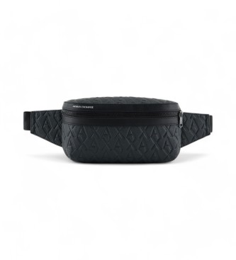 Armani Exchange para hombre. XM000844AF12133UB001 Riñonera Logo negro (OSFA), Casual, Poliéster