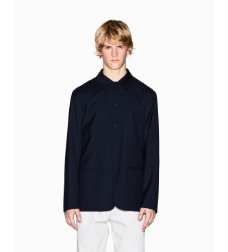 Armani Exchange para hombre. XM001194AF12041UB101 Chaqueta Versátil marino (34), Casual, Poliéster