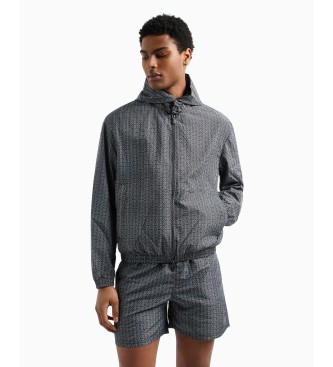 Armani Exchange para hombre. XM000407AF13176FC012 Chaqueta Lightweight gris (L), Casual, Poliéster