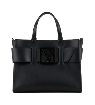 A|X Armani Exchange para mujer. 9426890A87400020 Bolso Tote negro (OSFA), Casual