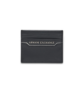 Armani Exchange para hombre. XM000169AF17205MC105 Tarjetero Hold negro (OSFA), Casual, Poliéster