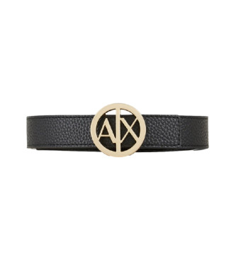 Armani Exchange para mulher. Cinto preto Armani Exchange