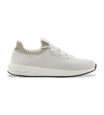 Zapatillas con suela oversize blanco (40), Plano, Cordones, Casual