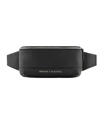 A|X Armani Exchange para hombre. 952612CC82800020 Riñonera tejido recubierto negro (OSFA), Casual, Poliéster