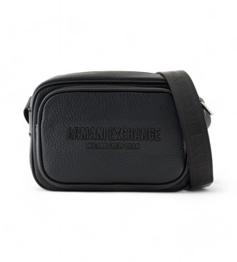 Armani Exchange para hombre. XM000231AF11931UC001 Bandolera 2 bolsillos negro (OSFA), Casual, Poliéster