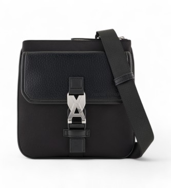 Armani Exchange para hombre. XM000243AF12135UC001 Bandolera Funcional negro (OSFA), Casual, Poliéster