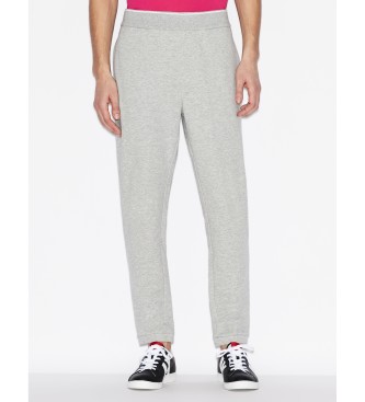 Pantalón jogger de felpa gris (XS), Casual, Algodón, Armani Exchange outlet 2024.