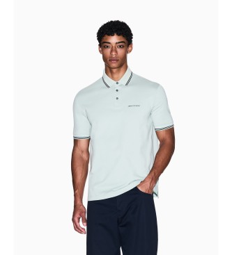 Armani Exchange para hombre. XM000993AF10361U9018 Polo de Algodón Regular azul (XS), Casual, Manga corta