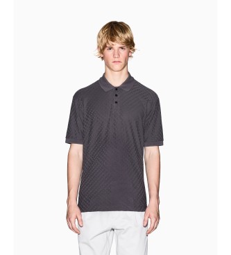 Armani Exchange para hombre. XM001882AF10337F8039 Polo Silueta gris (XXL), Casual, Algodón, Manga corta