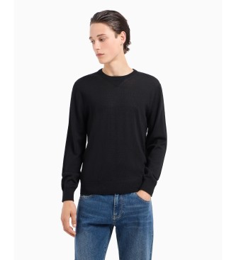 A|X Armani Exchange Jersey hilo suave negro