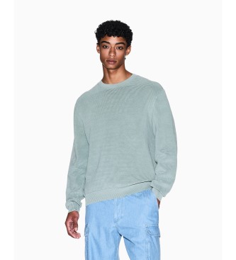 A|X Armani Exchange para hombre. XM000915AF11967U7231 Jersey Lily verde (L), Casual, Algodón