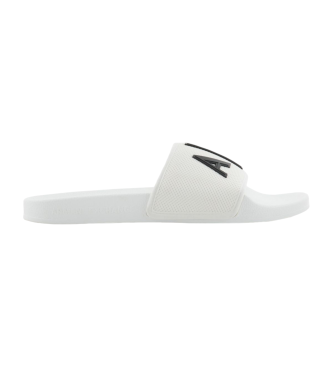 AIX Armani Exchange para hombre. XUP001XV820K488 Chanclas Ax blanco (45), Plano, Ninguno, Beachwear