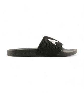 Armani Exchange para hombre. XUP001XV820S277 Chanclas Ax negro (41), Plano, Ninguno, Beachwear