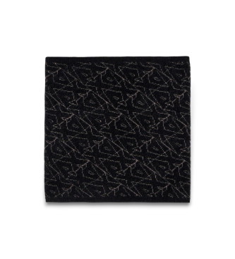 Armani Exchange para hombre. XM001931AF16916FC196 Cuello con logotipo integral negro (OSFA), Casual, Poliéster