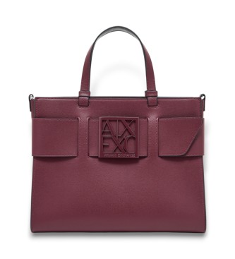 Armani Exchange para mujer. 9426890A874UA343 Bolso Point burdeos (OSFA), Casual, Poliuretano