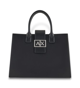 Armani Exchange para mujer. XW000305AF12039UC001 Bolso Design negro (OSFA), Casual, Poliéster