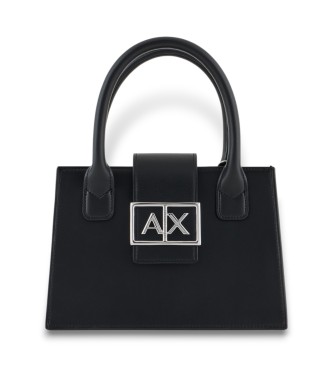 Armani Exchange para mujer. XW000306AF12039UC001 Bolso Trapeze negro (OSFA), Casual, Poliéster
