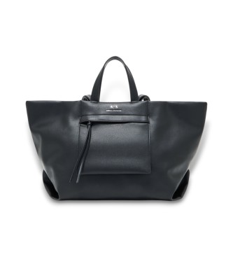 Armani Exchange para mujer. XW001548AF16751UC001 Bolso Faux negro (OSFA), Casual, Poliéster