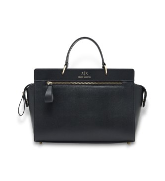 Armani Exchange para mujer. XW001553AF17117UC001 Bolsos con asa superior negro (OSFA), Casual, Poliéster