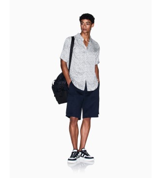 Armani Exchange para hombre. XM000944AF11882UB101 Bermudas Cargo marino (30), Casual, Algodón