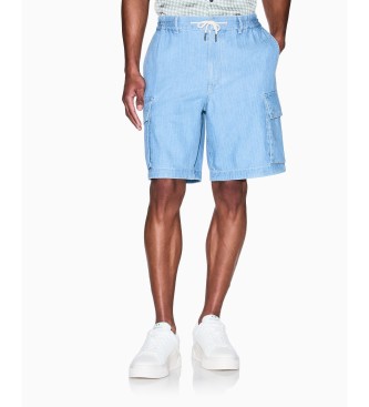 A|X Armani Exchange para hombre. XM000947AF13142MB003 Bermudas Casual azul (40), Algodón