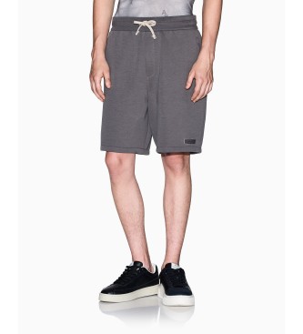 A|X Armani Exchange para hombre. XM001345AF16222U8092 Shorts Piqué de Mezcla gris (M), Casual, Algodón