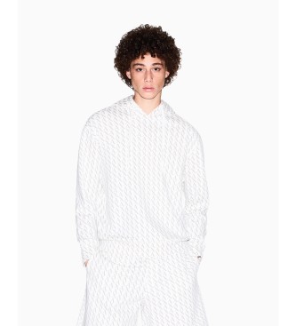 A|X Armani Exchange para hombre. XM001225AF11847F0017 Sudadera Multi blanco (L), Casual, Algodón