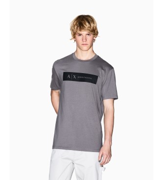 Armani Exchange para hombre. XM001425AF10361U8092 Camiseta Modern gris (XL), Casual, Algodón, Manga corta