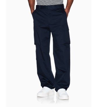 Armani Exchange para hombre. XM000943AF11882UB101 Pantalón Desta marino (33), Casual, Algodón