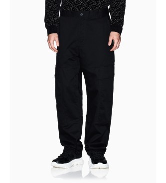 Armani Exchange para hombre. XM001169AF16679UC001 Pantalón Cargo Uc negro (30), Casual, Algodón