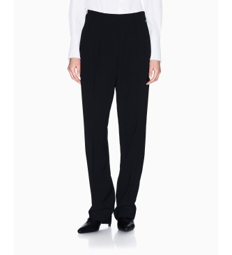 Armani Exchange para mujer. XW000664AF10872UC001 Pantalón Look negro (XS), Casual, Fiesta, Poliéster