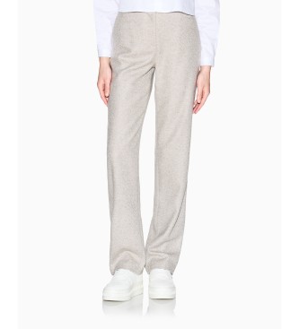 A|X Armani Exchange para mujer. XW000723AF16146M1088 Pantalón Atemporal marrón (L), Casual, Poliéster