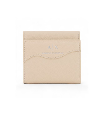 Armani Exchange para mujer. 948530CC783U1092 Cartera Logo beige (OSFA), Casual, Poliéster