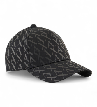 A|X Armani Exchange para hombre. 954229CC81300020 Gorra Baseball Hat negro (OSFA), Casual, Algodón