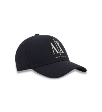 Armani Exchange para hombre. XM000811AF13343UB101 Gorra Base marino (OSFA), Casual, Algodón
