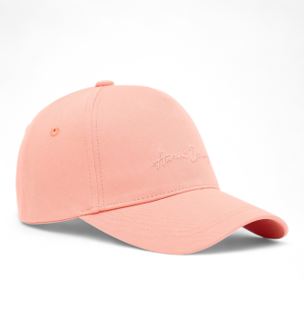 A|X Armani Exchange para mujer. XW000956AF13848U4076 Gorra XW000956AF13848 rosa (OSFA), Negro, Algodón, Clásico