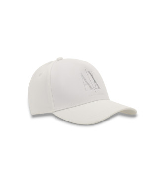 A|X Armani Exchange para mujer. XW000957AF13846U0002 Gorra Basic blanco (OSFA), Casual, Algodón