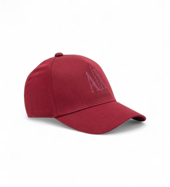 Armani Exchange para mujer. XW000957AF13846UA343 Gorra Basic rojo (OSFA), Casual, Algodón