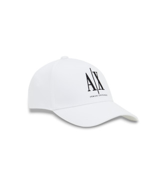 Armani Exchange para mujer. XW001179AF14711U0002 Gorra Base blanco (OSFA), Casual, Algodón