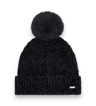 A|X Armani Exchange para mujer. XW001512AF16685UC001 Gorro Beanie negro (OSFA), Casual, Poliéster
