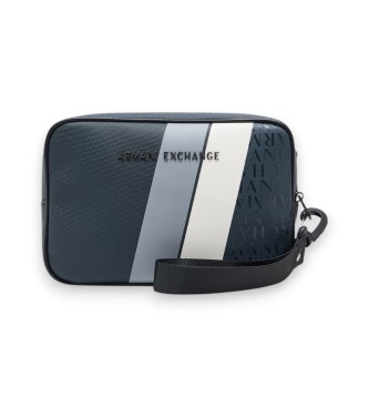 A|X Armani Exchange para hombre. XM001271AF11935MB482 Bolso Banda marino (OSFA), Casual, Poliéster