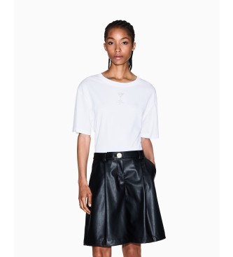 Armani Exchange para mujer. XW001265AF16106UC001 Bermudas Pleated negro (M), Casual, Poliéster