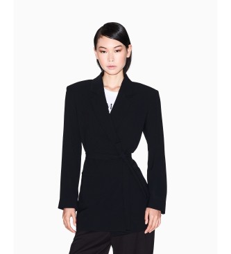 A|X Armani Exchange para mujer. XW000663AF10872UC001 Americana Corte negro (L), Casual, Clásico, Poliéster