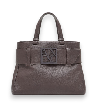 A|X Armani Exchange Mujer Marrón Para Xw000285af11902u6018 Bolso Clem (Osfa), Casual, Poliéster