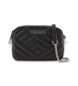 Armani Exchange para mujer. 9491584R74200020 Bolso Messenger negro (OSFA), Casual, Poliéster