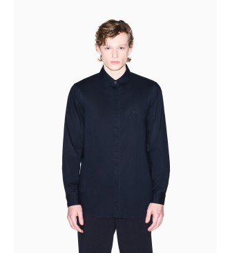 A|X Armani Exchange Homem Azul, Marinho Para Xm002319af24533ub101 Camisa De Algodão (Xl), Casual, Clássico, Manga Comprida, Marinho