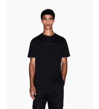 A|X Armani Exchange para hombre. XM001280AF10361UC001 Camiseta Modern (XL), Negro, Casual, Algodón, Manga corta