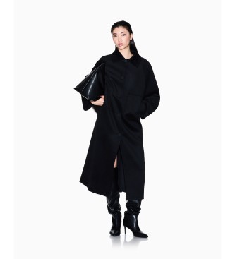 Armani Exchange para mujer. XW001234AF16216UC001 Abrigo Clásico negro (M), Casual, Lana