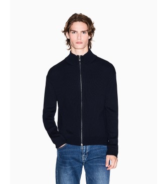Armani Exchange para hombre. XM000912AF10348UB101 Chaqueta Lisa marino (XS), Casual, Lana