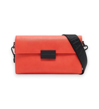 A|X Armani Exchange para hombre. XM001643AF17209U3045 Bolso Messenger Puered naranja oscuro (OSFA), Rojo, Casual, Poliéster